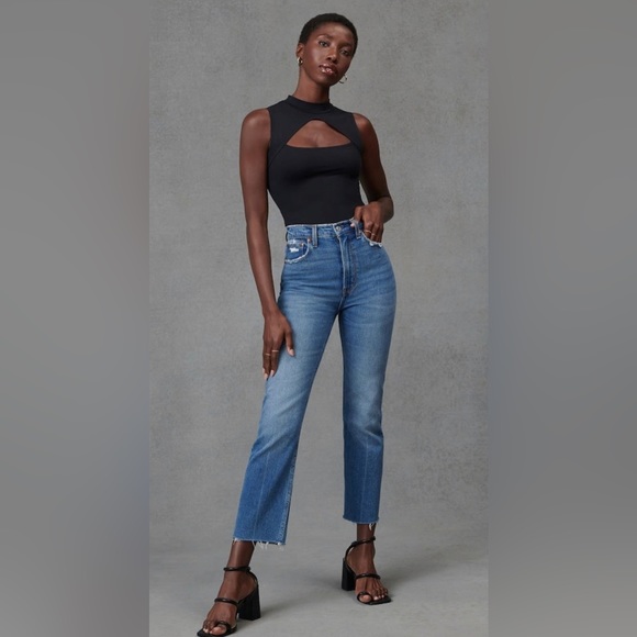 Abercrombie & Fitch Denim - Abercrombie & Fitch Ultra High Rise Ankle Straight Jeans